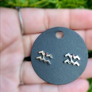 Zodiac Birthstone Studs